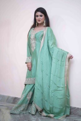 Garara and umbrella Silk kurta