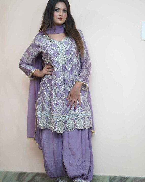Afghani Frock with Embriodry