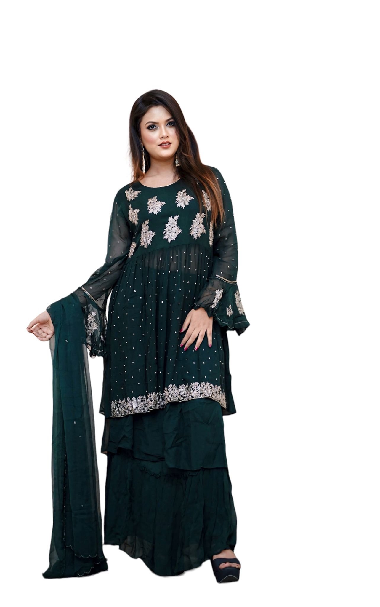 Pure Chiffon Dupatta Lehnga