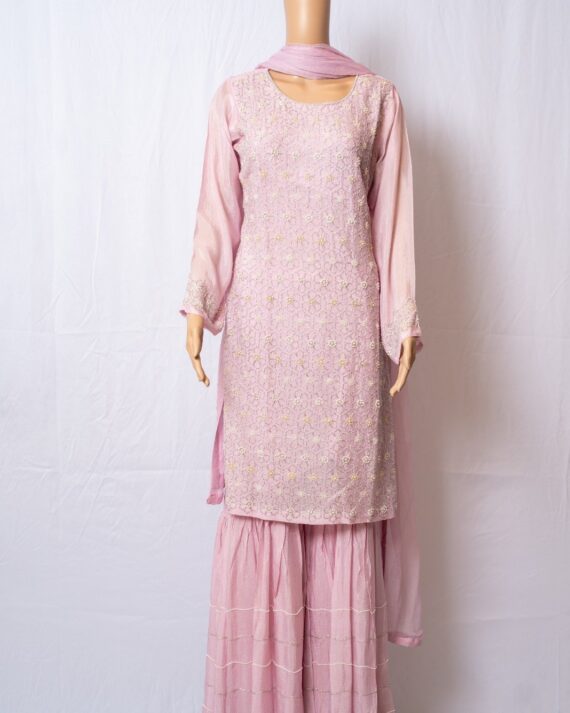 Lavender Gorgette Gharara