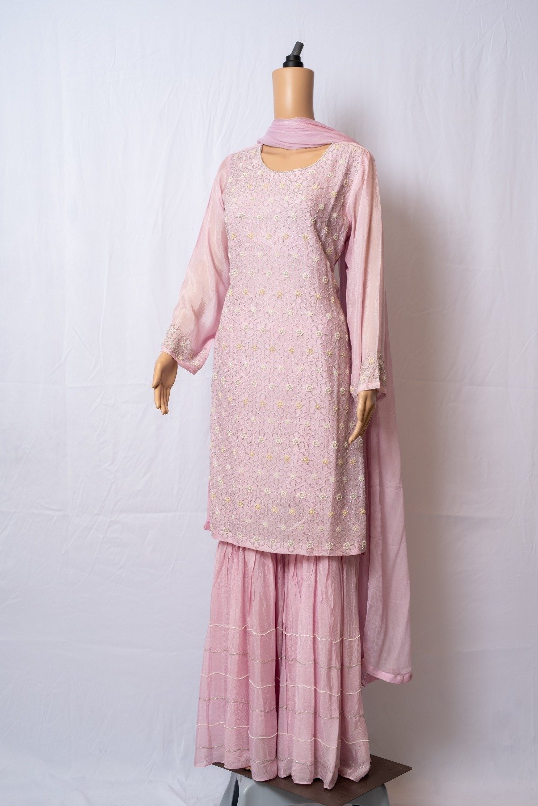 Lavender Gorgette Gharara - Image 4