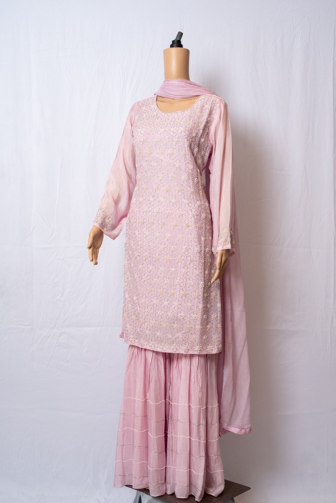 Lavender Gorgette Gharara - Image 5
