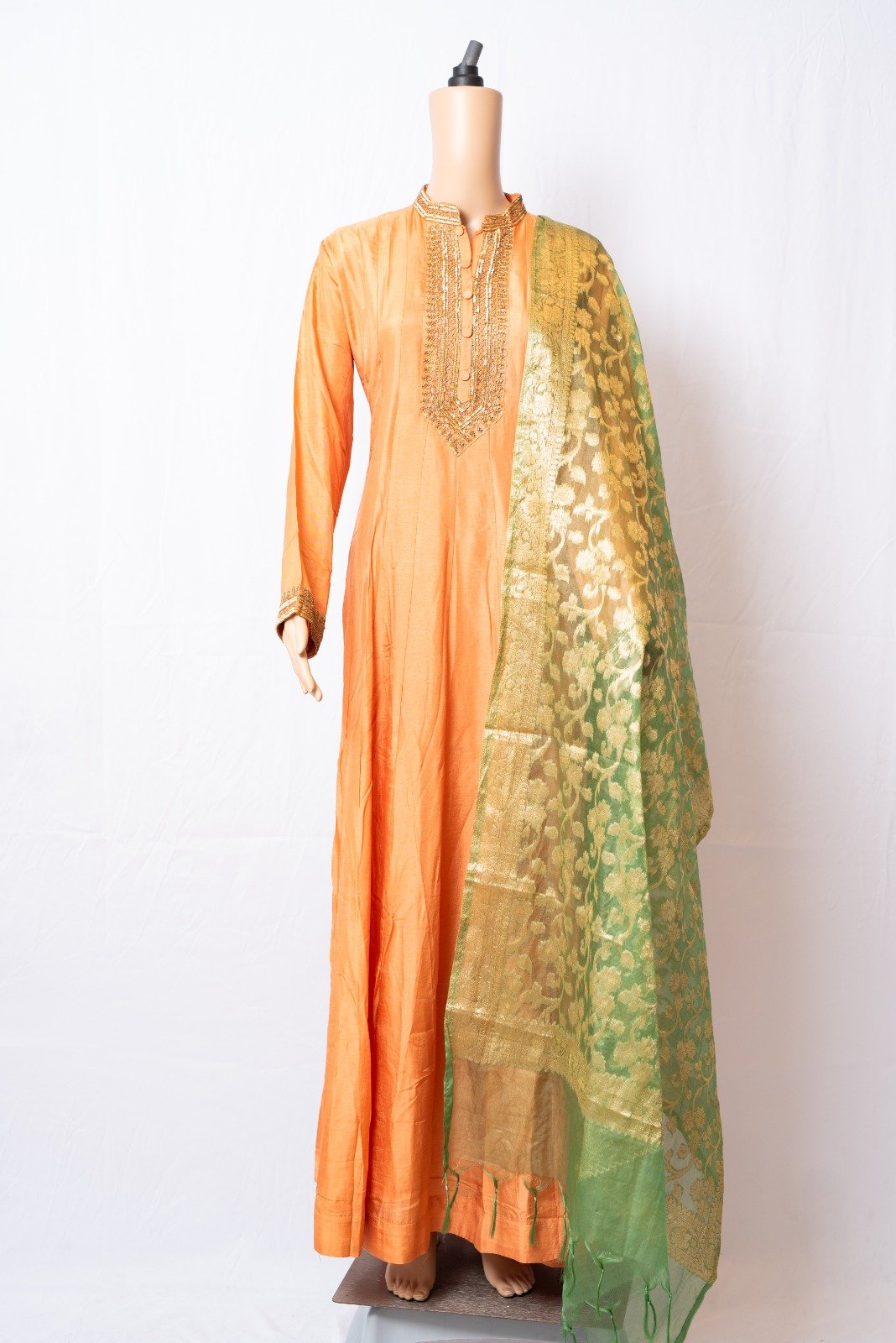 Orange Peach Gown - Image 2