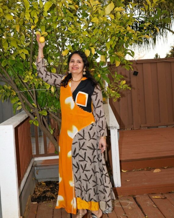 Gown dress modal cotton