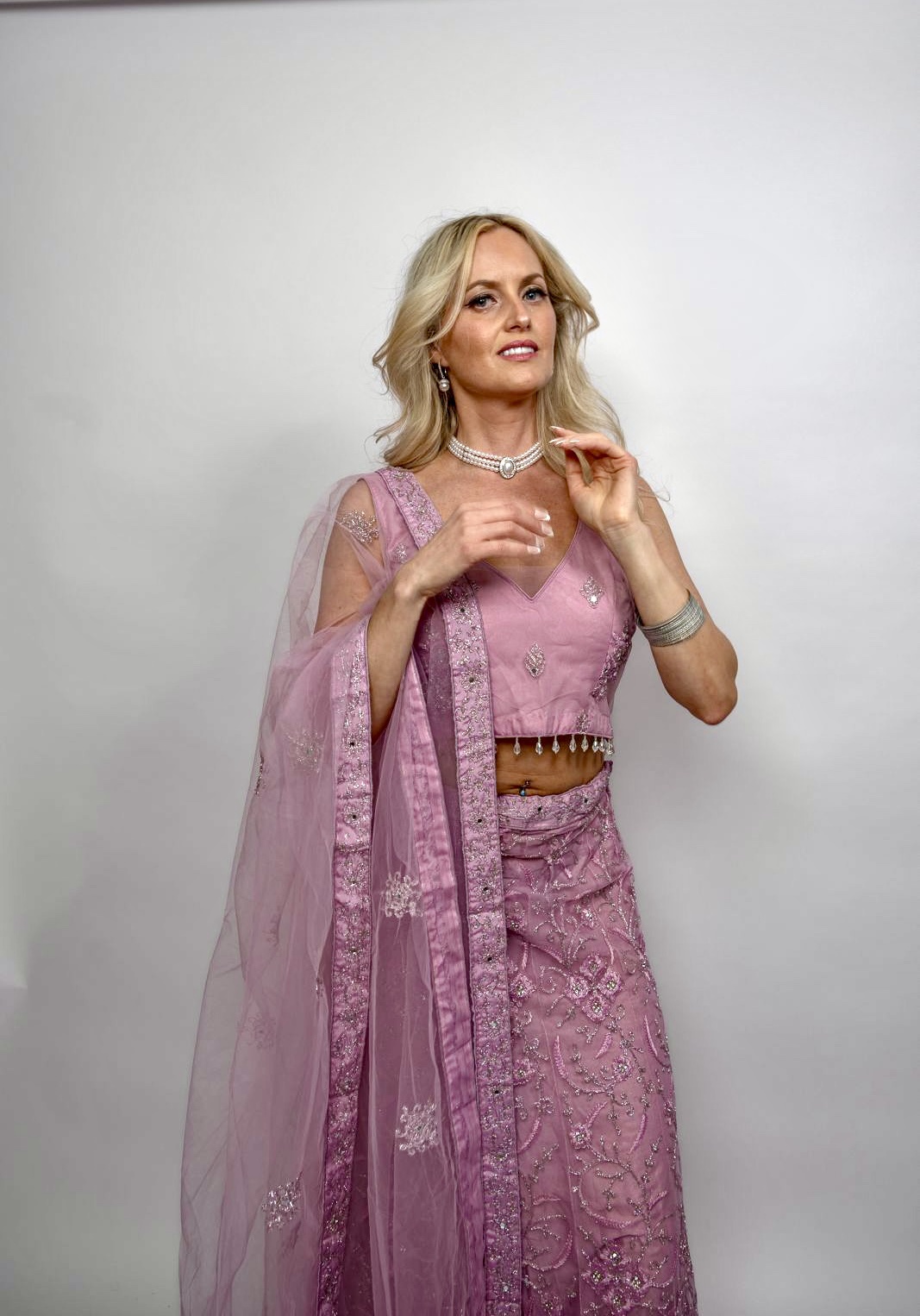 Light Pink Lehnga - Image 3