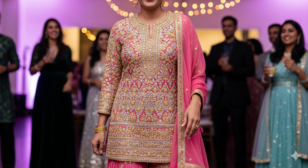 Sharara Suit for Party Wear