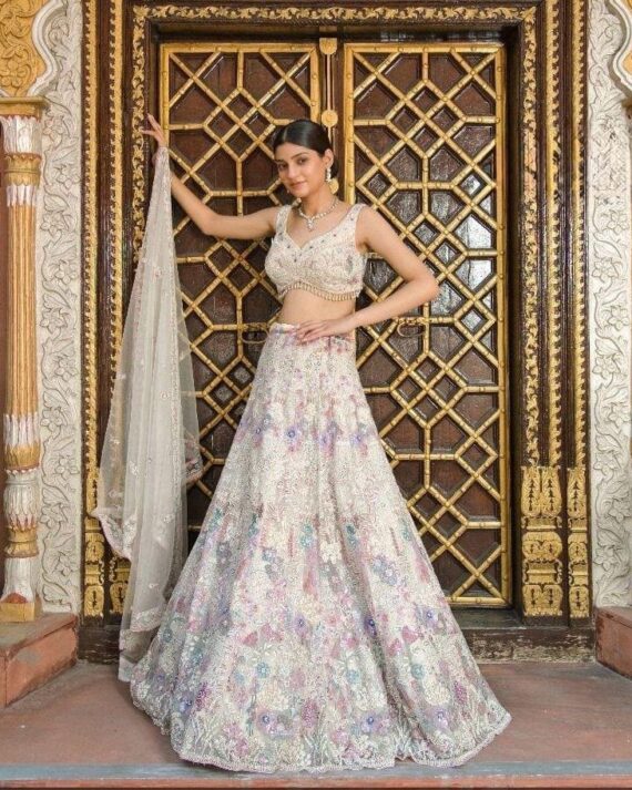 Net Lehnga Light Weight