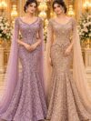 Fudge Cut Sequin Lehenga