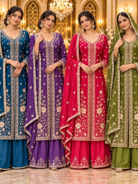 Designer Long Frock Suit for Women